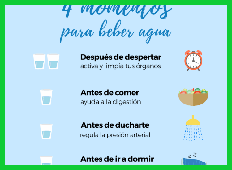 ¿Cuál es la cantidad diaria recomendada de agua para una correcta hidratación?