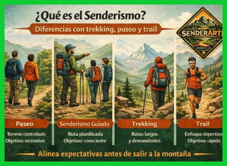 ¿En qué se diferencia fundamentalmente un paseo o senderismo en el parque de una sesión consciente de baño de bosque?