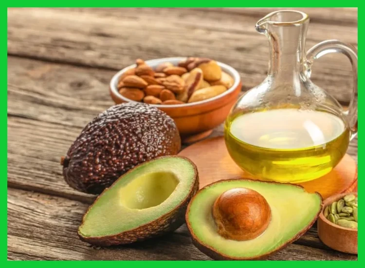 Grasas monoinsaturadas en frutos secos y aguacate