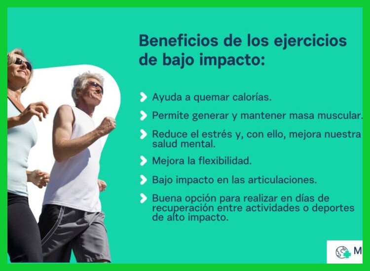 ¿Qué son exactamente los ejercicios de bajo impacto y por qué son beneficiosos para las articulaciones?
